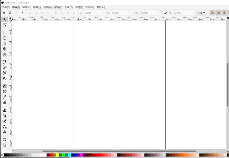 Inkscape 1.4 矢量编辑器主界面截图，展示工具栏、画布、属性面板和图层对话框